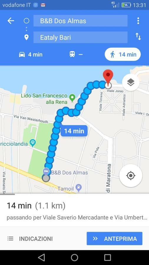 B&B Dos Almas Bari Zewnętrze zdjęcie